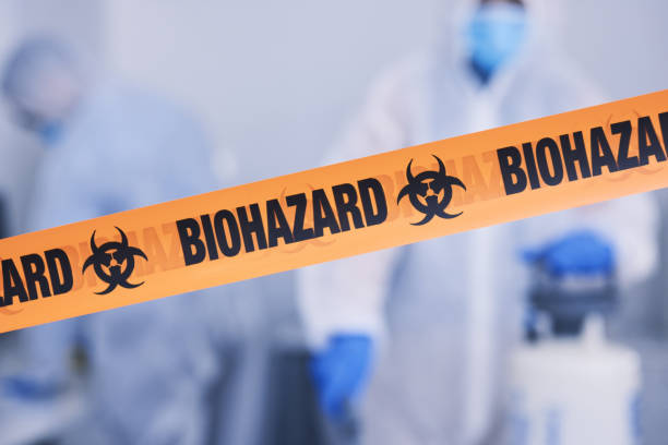 Professional Biohazard Cleanup technician working in Newport, SC